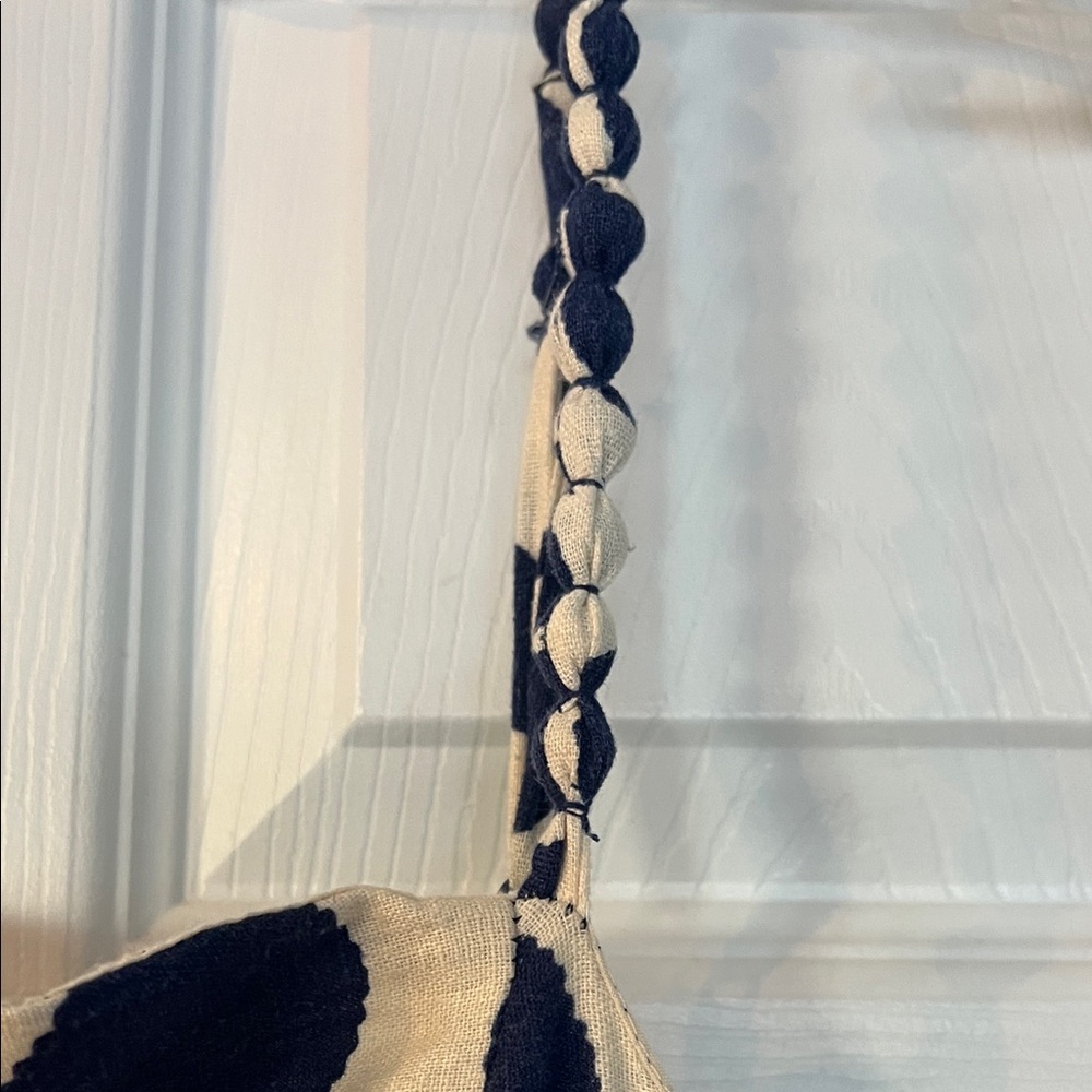 Christian Lacroix Blue and Cream Floral Midi Dress - Picture 2 of 7